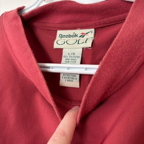 ✨Reebok Golf Vintage Windbreaker - Size L - Picture 3 of 5